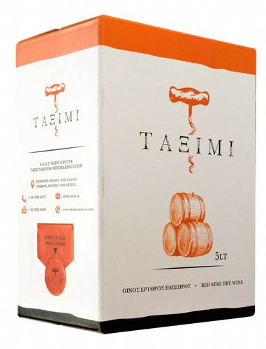 Taximi bag-in-box red semidry