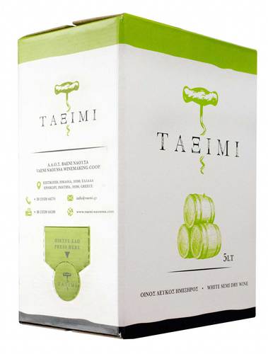 Taximi bag-in-box white semidry
